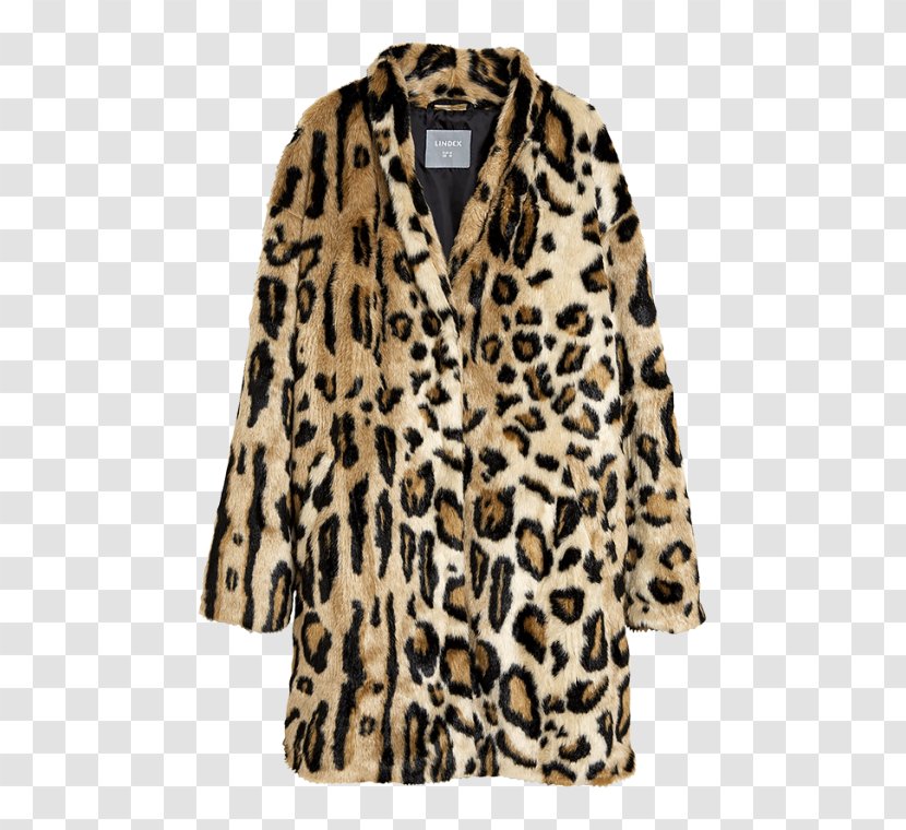 Fur Clothing Coat Animal Print Fake Jacket - Shop Transparent PNG