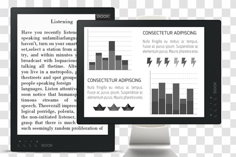 Boox E-Readers E Ink Sony Reader E-book - Book Transparent PNG