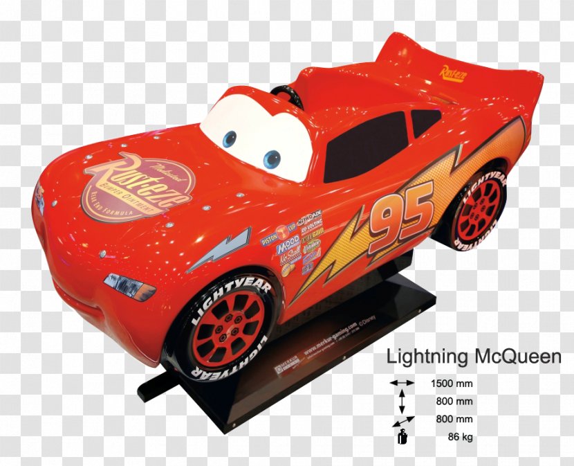 Lightning McQueen Life Is A Highway Kiddie Ride Game Pixar - Sports Car - Cars 3 Wallpaper Mcqueen Transparent PNG