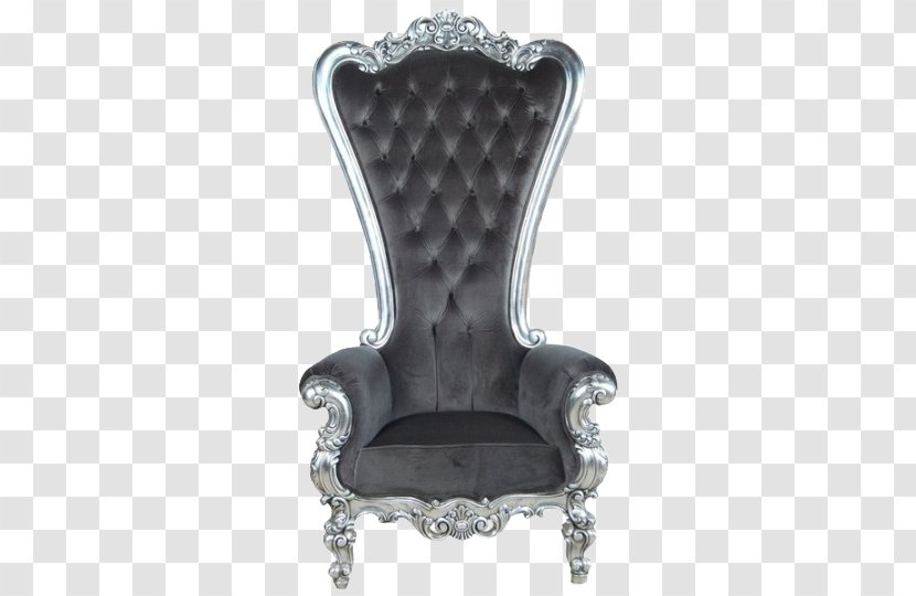 Office & Desk Chairs Throne Seat Wing Chair - Silver Frame Transparent PNG
