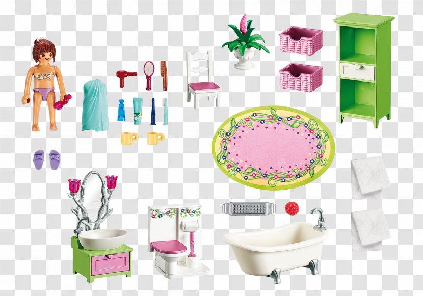 Playmobil Dollhouse Toy Amazon.com - Doll - Bathroom Transparent PNG