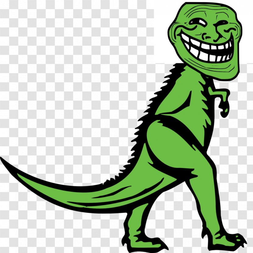Goblin Internet Troll Dinosaur Ogre - Silhouette - Initials Transparent PNG