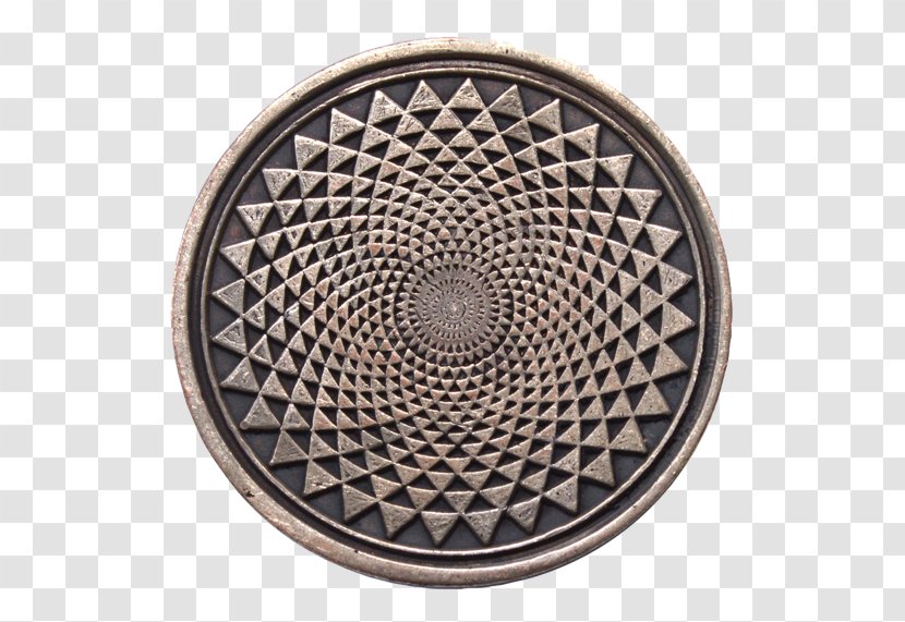 Padma Thousand Petal Lotus Sahasrara Symbol Chakra - Manhole Cover Transparent PNG