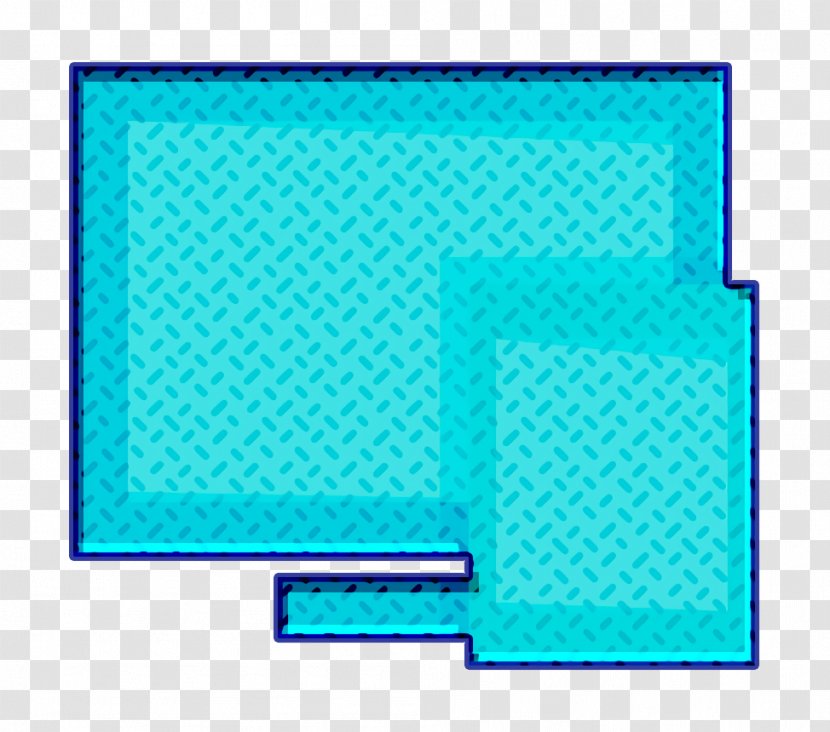 Design Icon Device Gadget - Electric Blue Rectangle Transparent PNG
