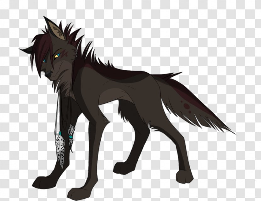 Black Wolf Dog Clip Art - Watercolor - Raven Transparent PNG