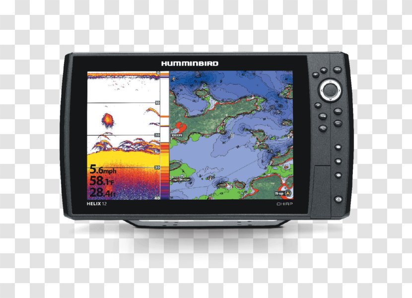 Fish Finders Chartplotter Chirp Sonar Electronics - Gps Navigation Device Transparent PNG