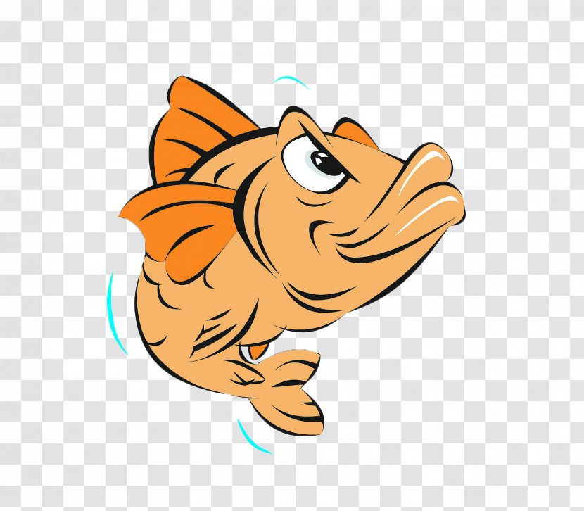 Cartoon Fish Clip Art - Mammal - Fish,Cartoon Fish,Jumping Fish,Angry Transparent PNG