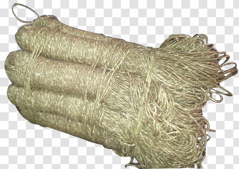 Natural Rope Fiber Jute Transparent PNG