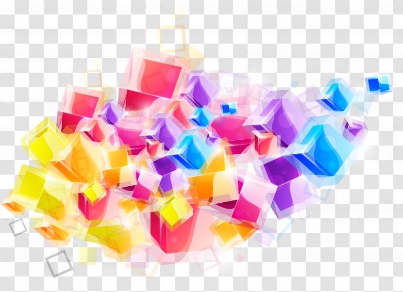 Wallpaper - Color - Colorful Squares Transparent PNG