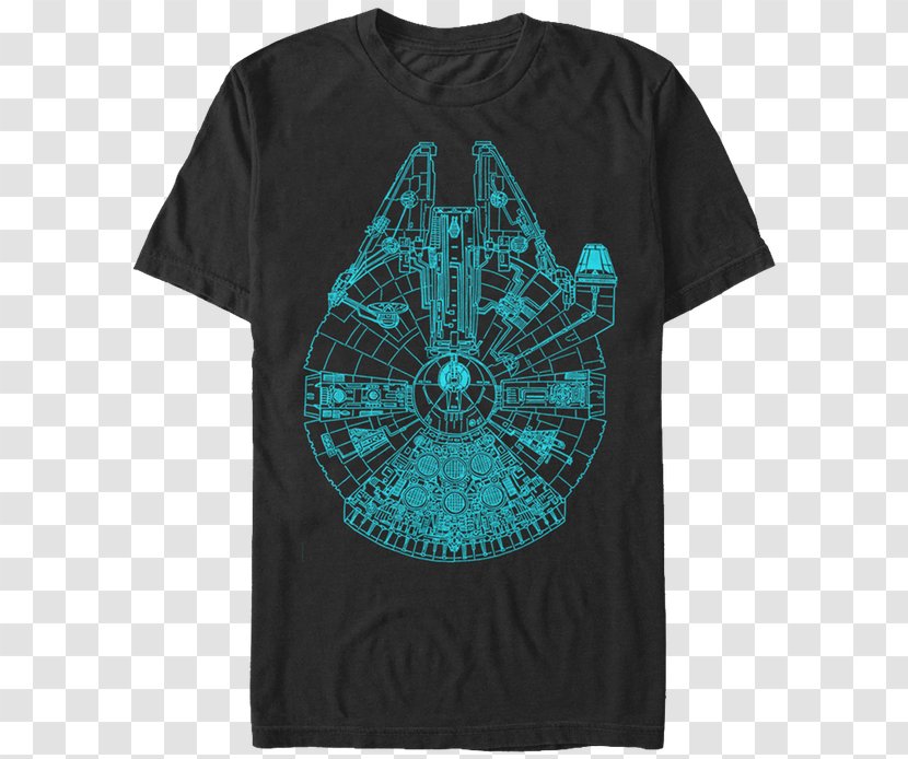 T-shirt Millennium Falcon Sweater Crew Neck - T Shirt Transparent PNG