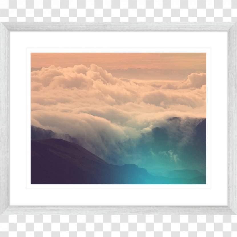 Cumulus Painting Picture Frames Rectangle Sky Plc - Wave Transparent PNG