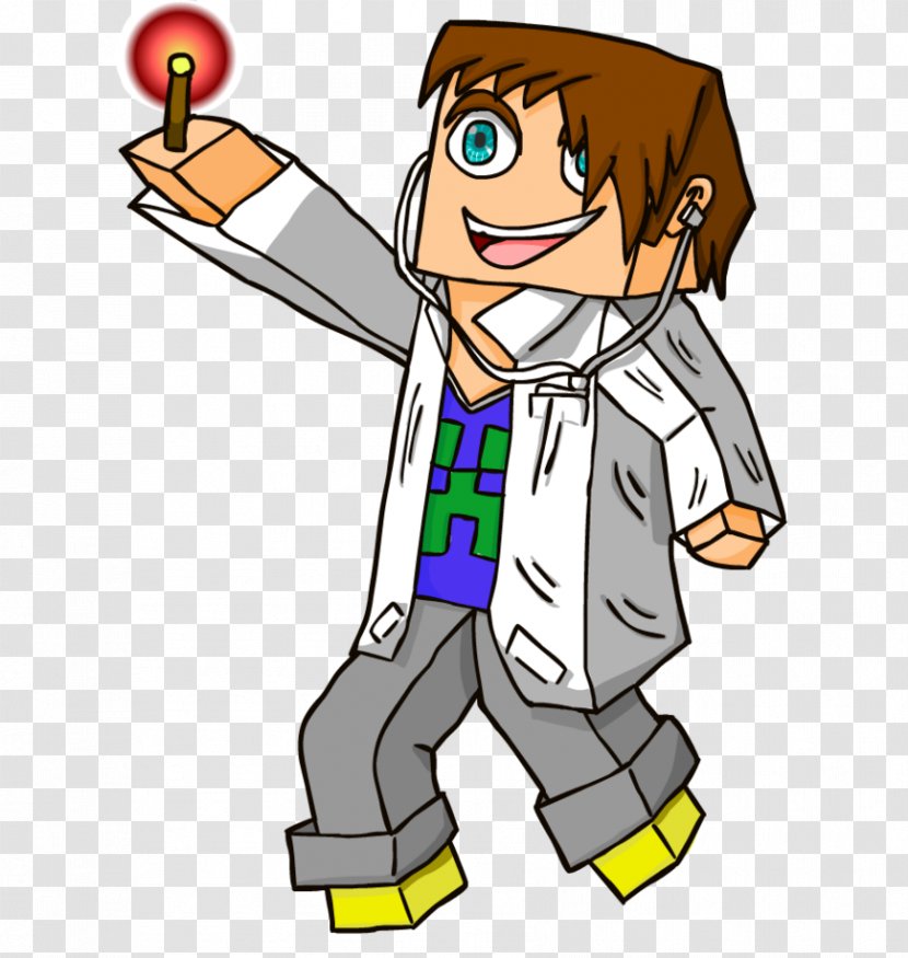 Minecraft Drawing Pixel Art - Cartoon - Andres Transparent PNG