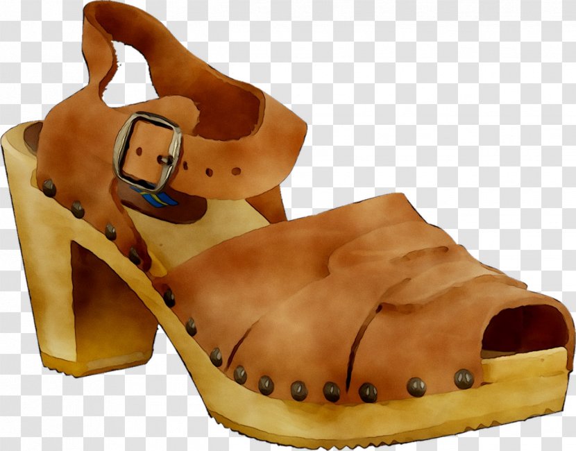 Clog Caramel Color - Sandal - Outdoor Shoe Transparent PNG