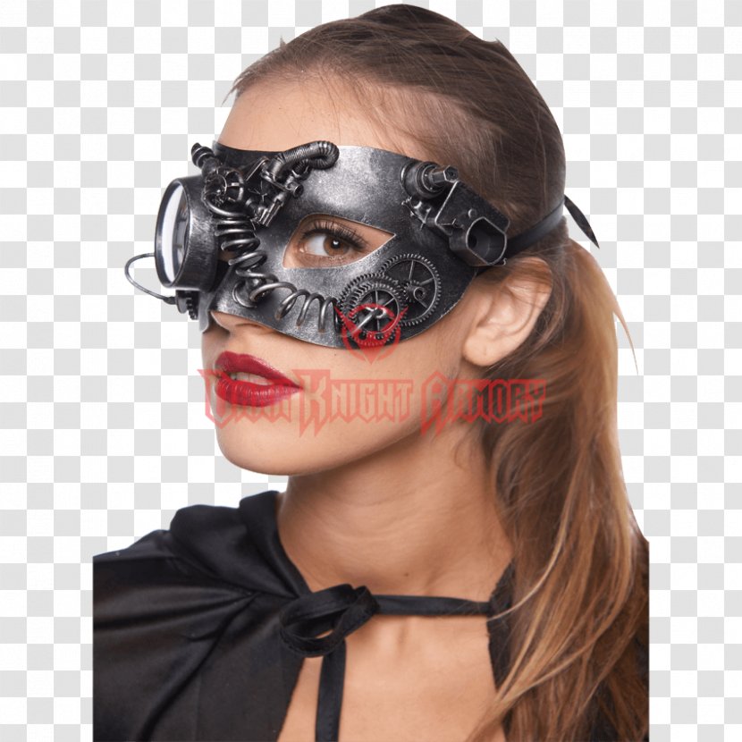 Mask Masque Facebook - Face - Monocle Steampunk Transparent PNG