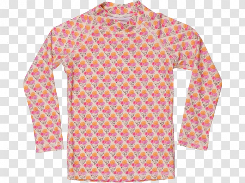 Sleeve T-shirt Collar Blouse Outerwear - Peach Transparent PNG