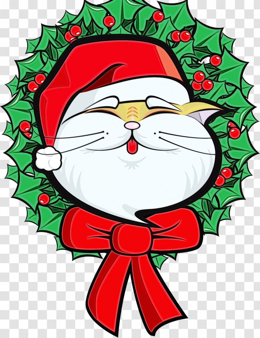 Santa Claus - Christmas Eve Holly Transparent PNG