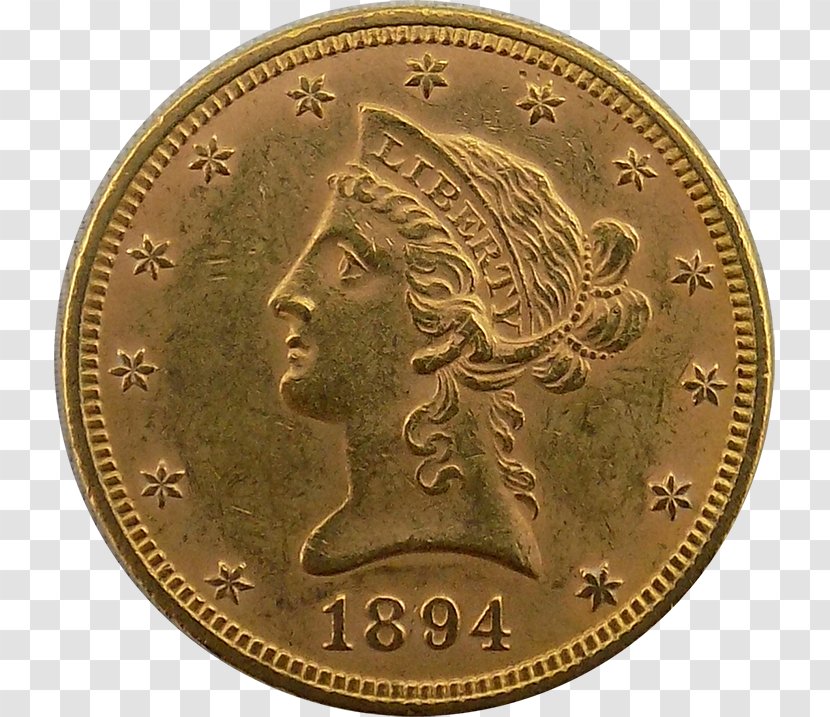 Gold Coin Krugerrand Bullion - Bronze Transparent PNG