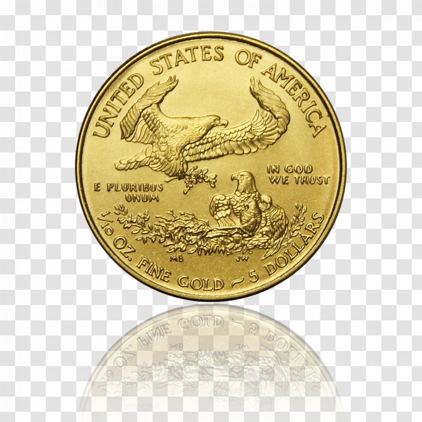 Gold Coin American Eagle Transparent PNG