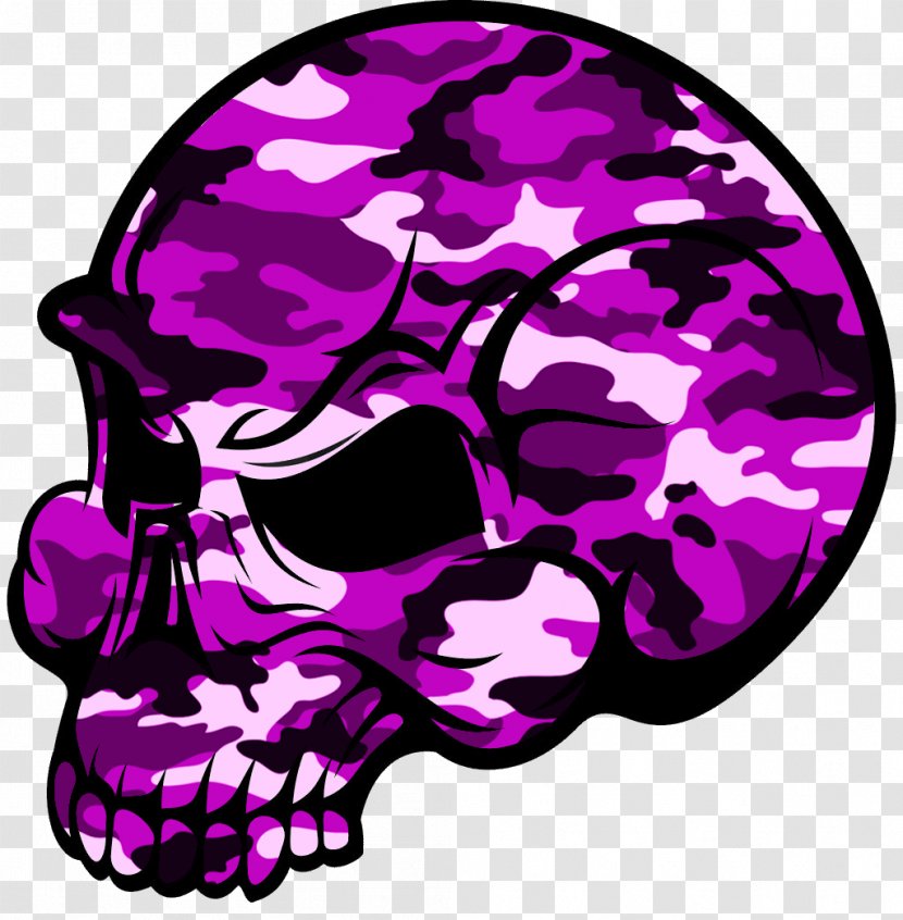 T-shirt Skull Military Camouflage Clip Art - Red - Skulls Transparent PNG