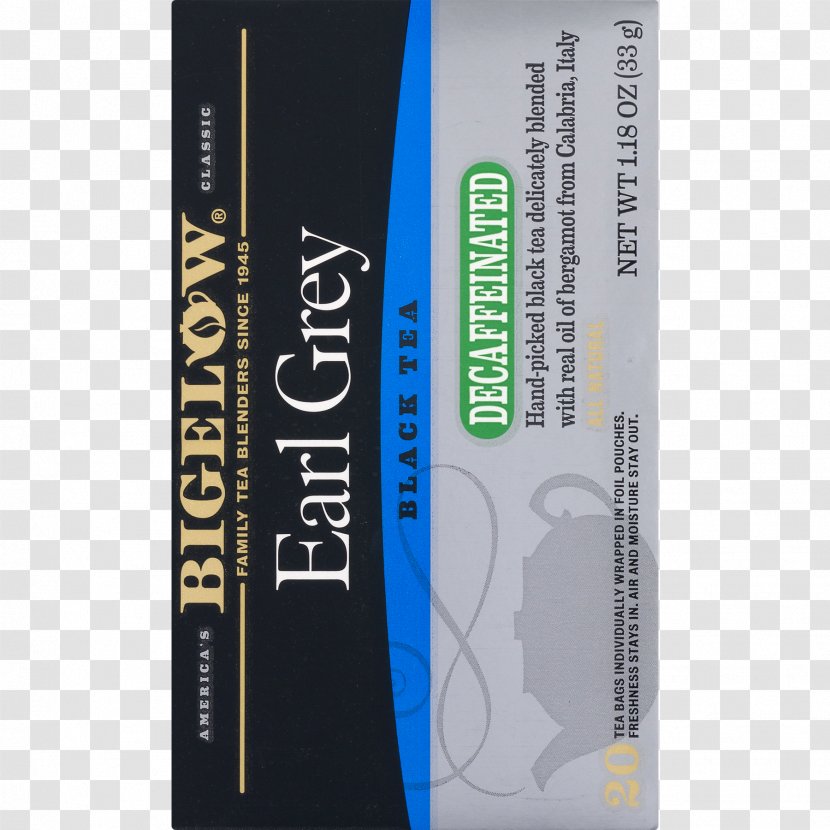 Earl Grey Tea Bag Bigelow Company Black - Bagel Supreme Transparent PNG
