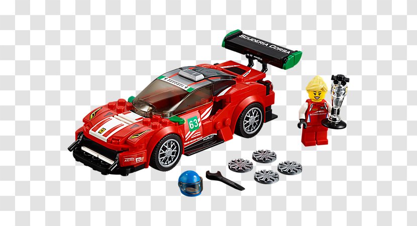Ferrari S.p.A. 2016 WeatherTech SportsCar Championship 488 GT3 Scuderia Corsa - Tree - Lego Speed Champions Porche Transparent PNG