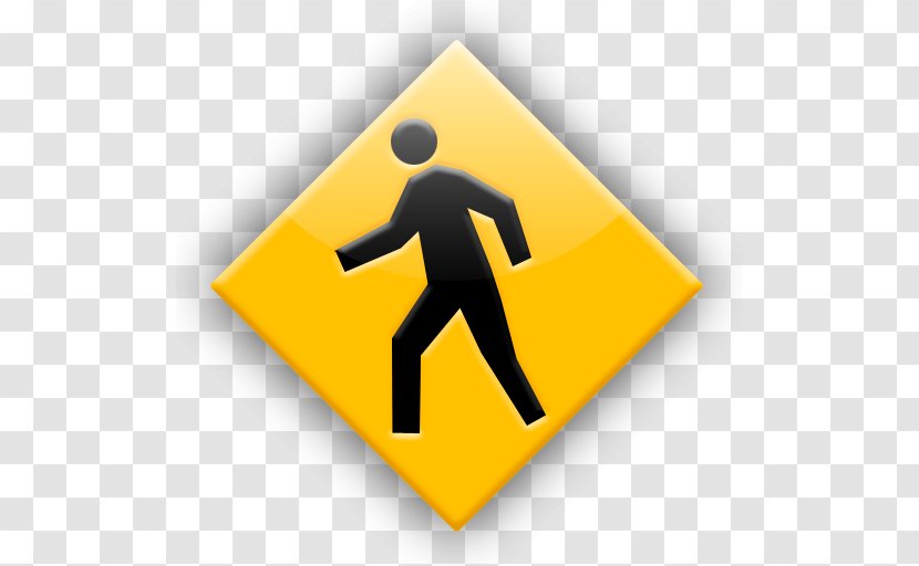 Walking Pedestrian Crossing Safety Street - Running - Sign Transparent PNG