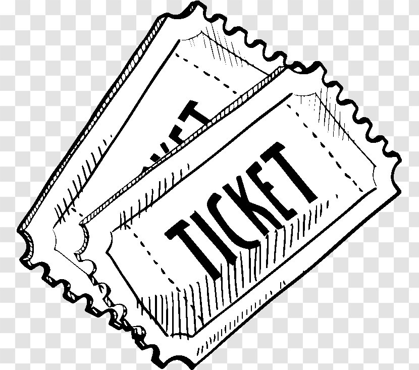 Drawing Ticket Film Sketch - Tree - Circus Transparent PNG