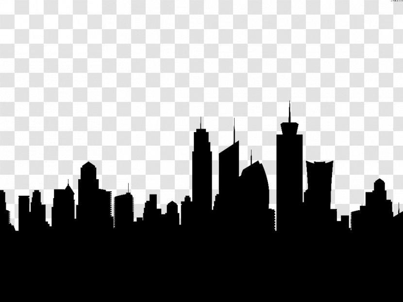 New York City London Silhouette Skyline Clip Art - Los Angeles Image Transparent PNG