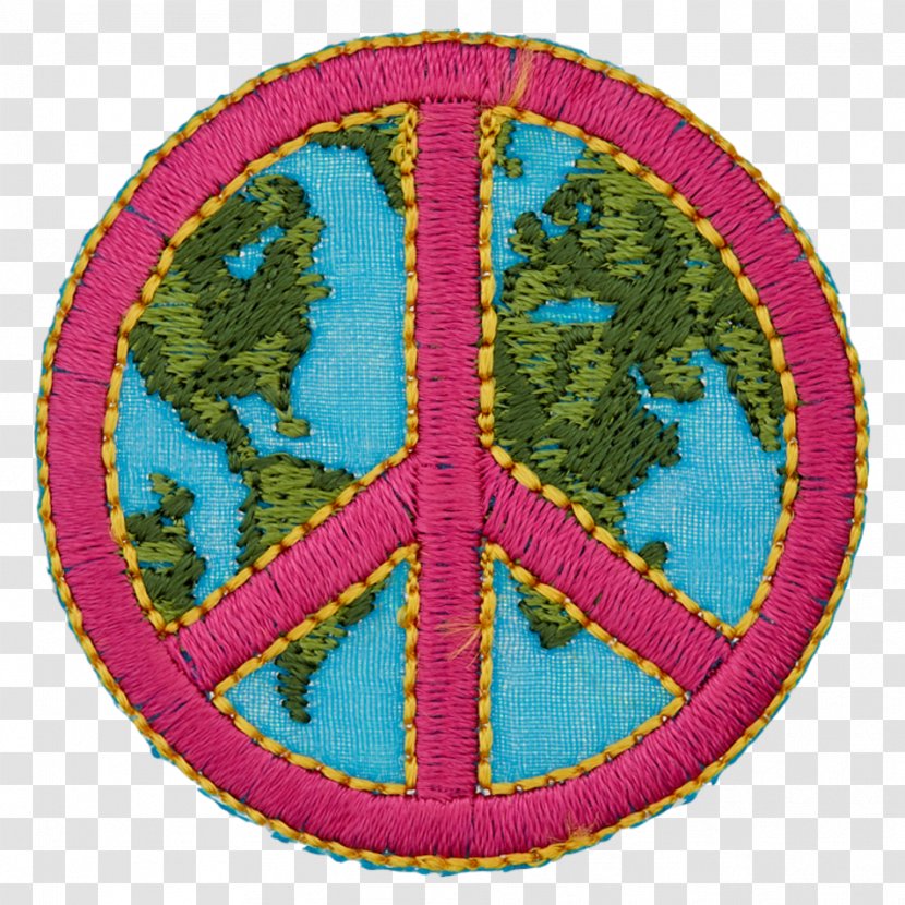 World Peace Symbols Appliqué Clothing - Woven Fabric - Sewing Meter Transparent PNG