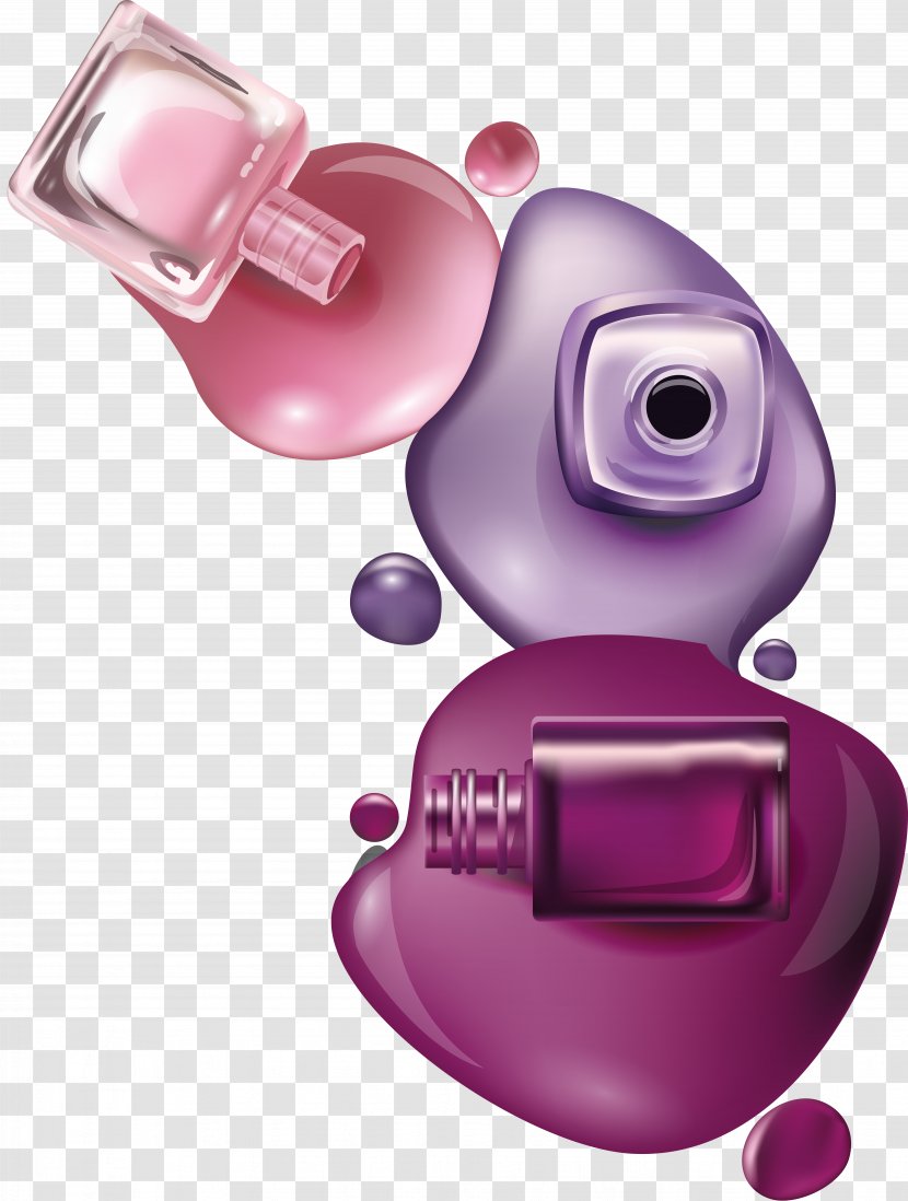 Nail Polish Cosmetics Art - Beauty Parlour Transparent PNG