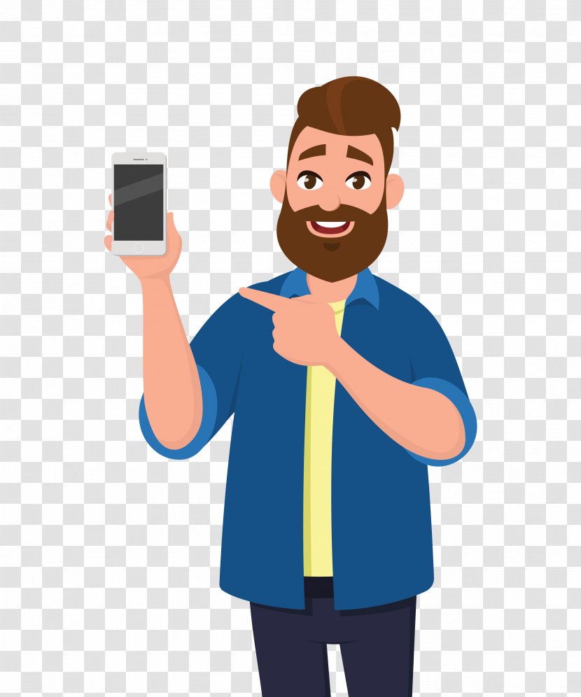 Cartoon Microphone - Mobile Phones - Selfie Transparent PNG