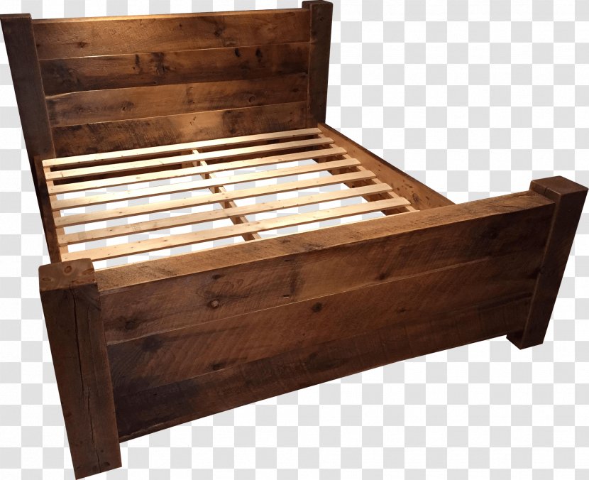 Bed Frame Reclaimed Lumber Platform Furniture - Bedroom Sets Transparent PNG