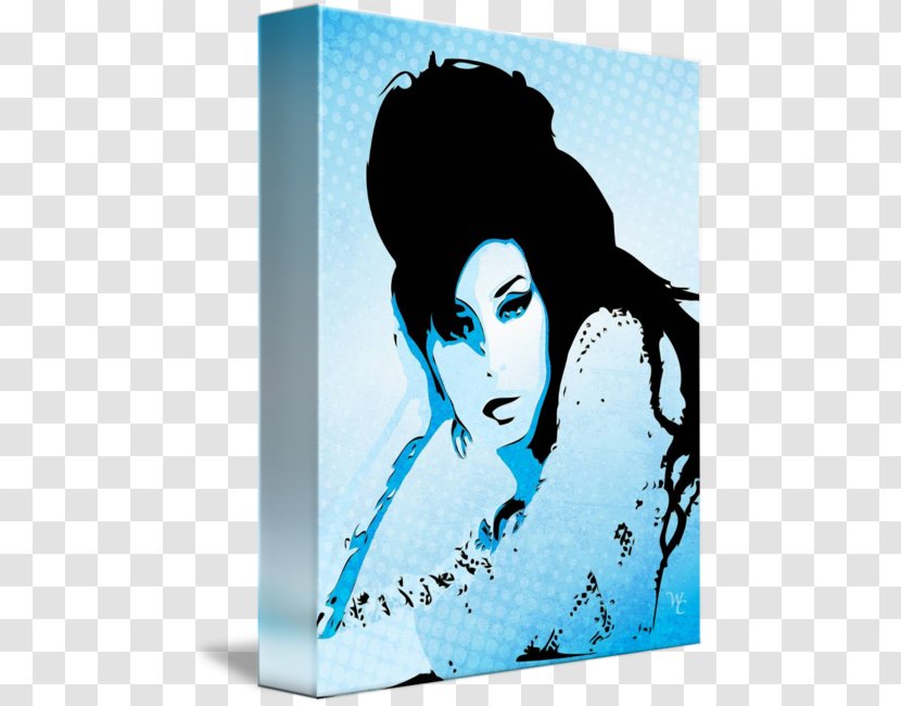 Poster Black Hair - Amy Winehouse Art Transparent PNG