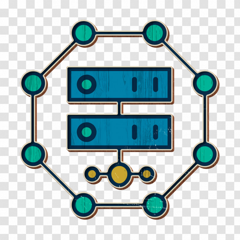 Server Icon Network Icon Cyber Icon Transparent PNG