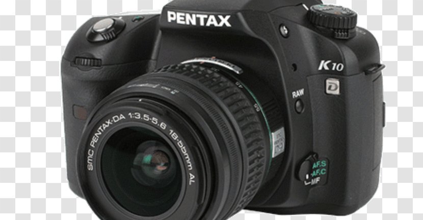 Digital SLR Pentax K10D K20D Camera Lens Samsung GX-10 - Accessory Transparent PNG