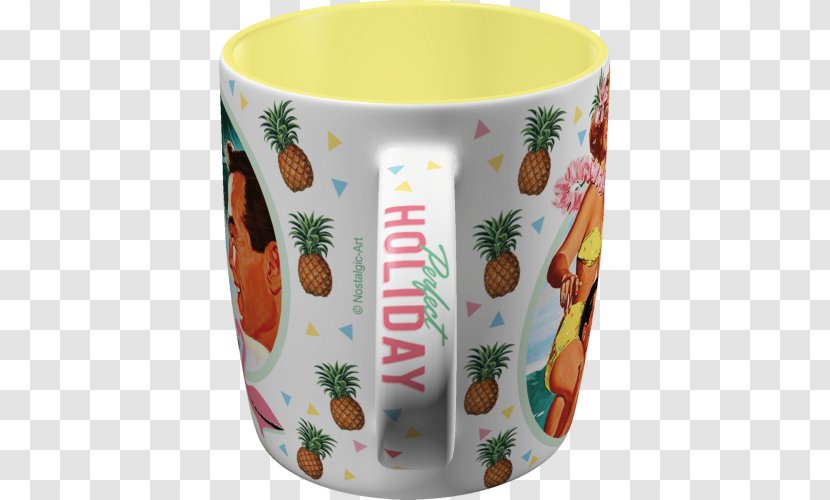 Mug Ceramic Coffee Cup Teacup - Drinkware - Retro Nostalgia Transparent PNG