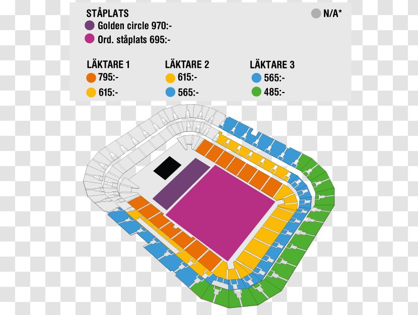 Friends Arena Sports Venue Concert Seating Assignment - Coldplay Transparent PNG