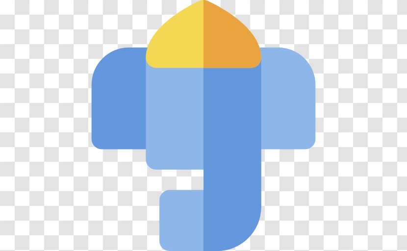Ganesha - Electric Blue - Logo Transparent PNG