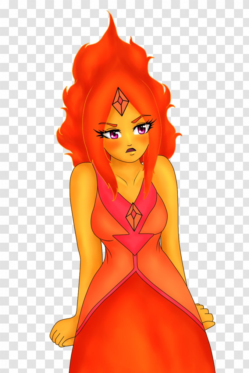 Flame Princess Bubblegum Female Character Art - Finn The Human Transparent PNG