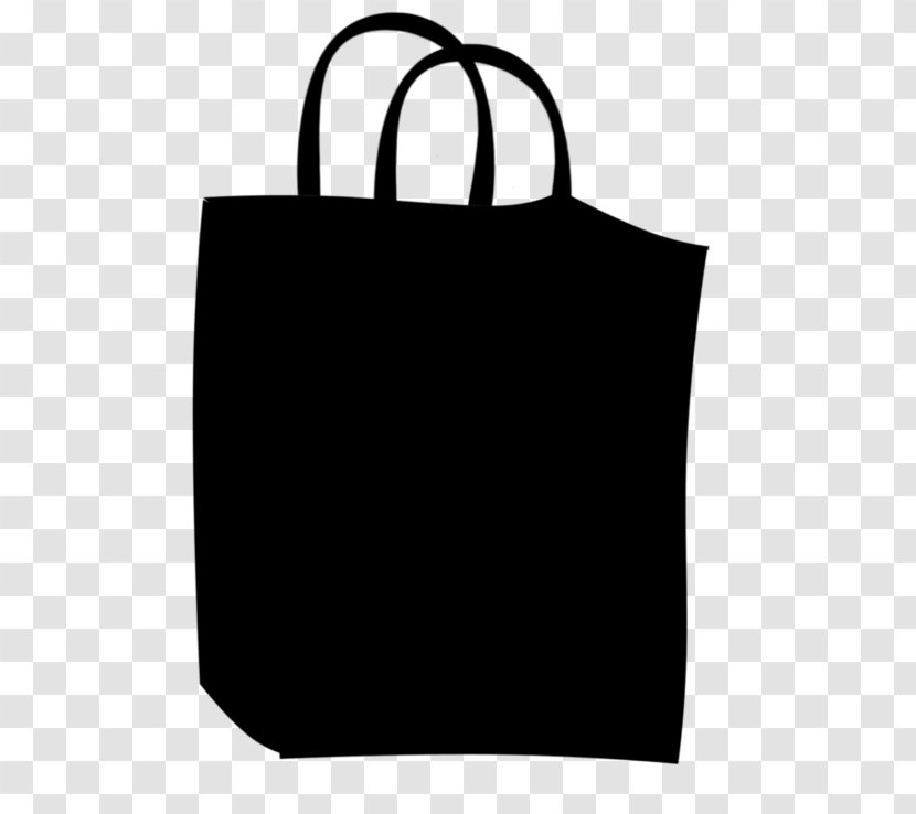 Tote Bag Shoulder M Black & White - Product Transparent PNG