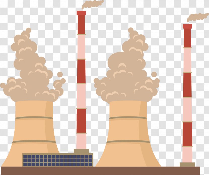 Chimney - Hand-painted Yellow Big Transparent PNG