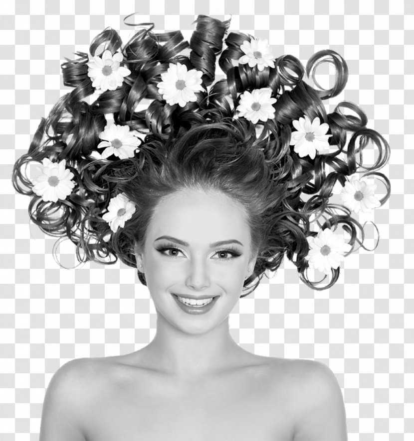 Flower Beauty Parlour Hair Cosmetics Photography - Woman Transparent PNG