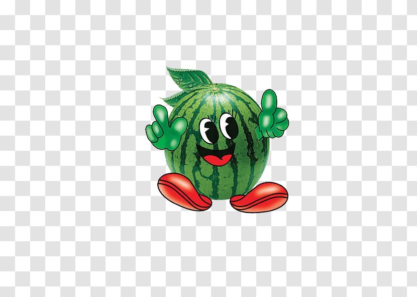 Watermelon Cartoon - Vegetable - Smile Transparent PNG