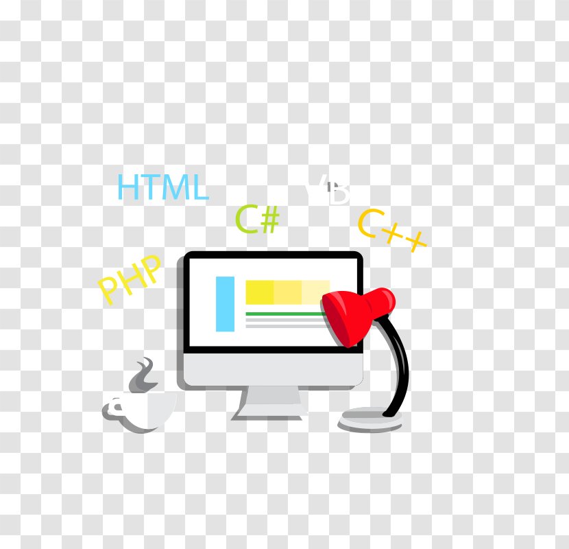 Programmer Computer Programming - Brand - Hand Drawn Material Transparent PNG