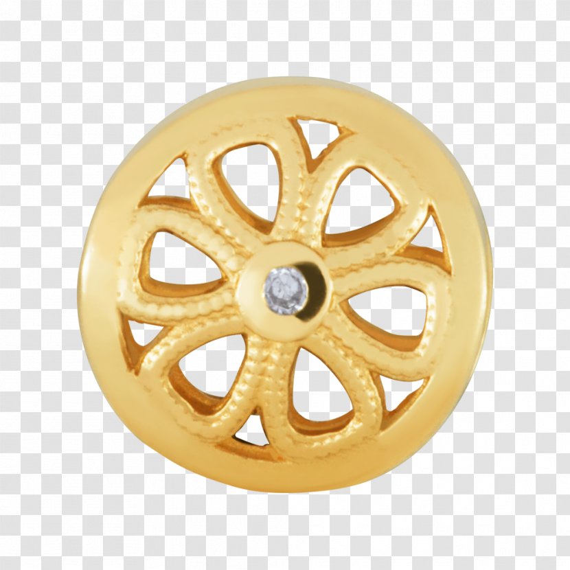 Gold Spoke 01504 Alloy Wheel - Button Transparent PNG