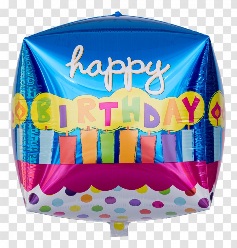 Toy Balloon Birthday Cake Happy - Amscan Europe Gmbh - Ballon Transparent PNG