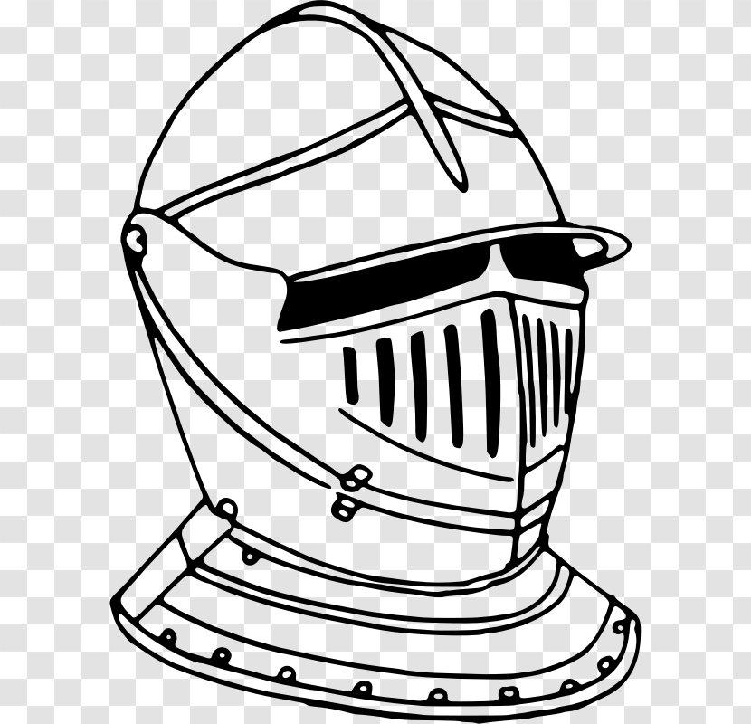 Knight Armour Headgear Drawing Clip Art - Helmet Transparent PNG