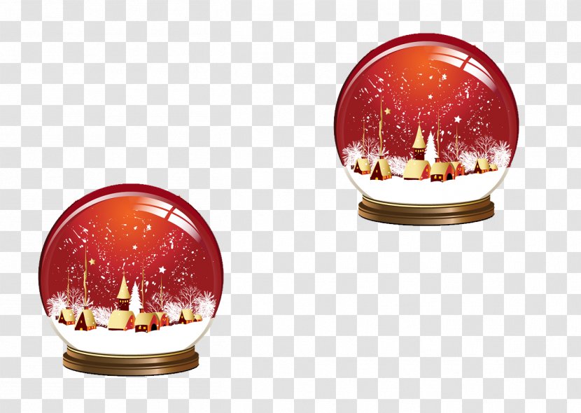Crystal Ball Koleden San Christmas Gift Transparent PNG
