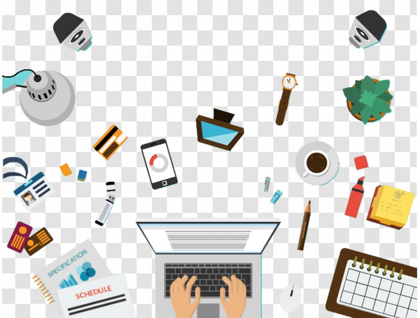 Computer Graphics Illustration - Technology - Business Office Transparent PNG