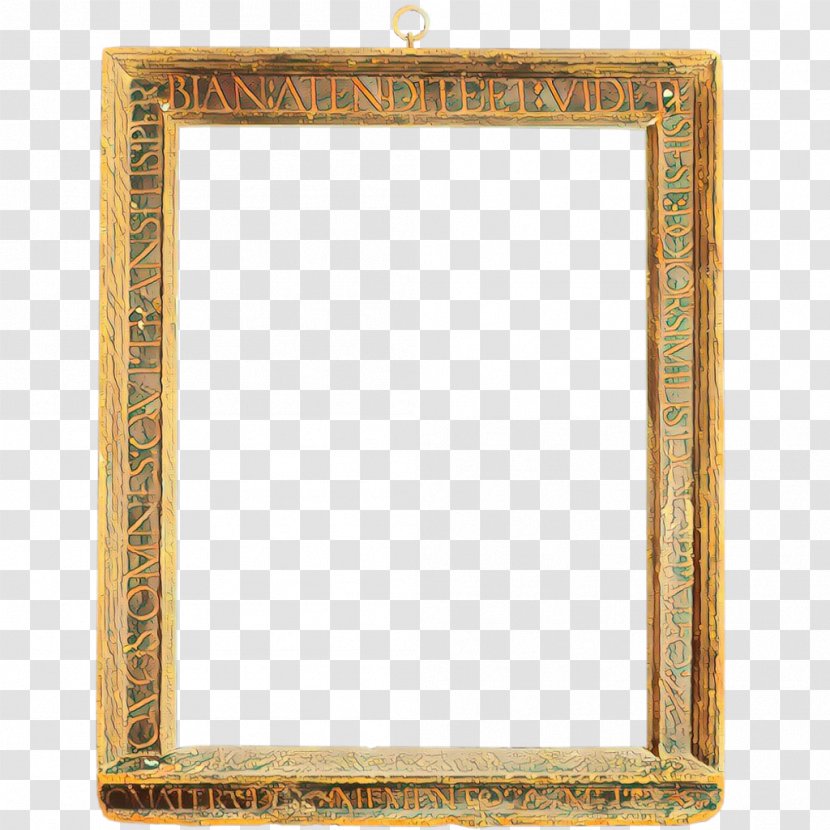 Gold Background Frame - Mannerism - Interior Design Rectangle Transparent PNG
